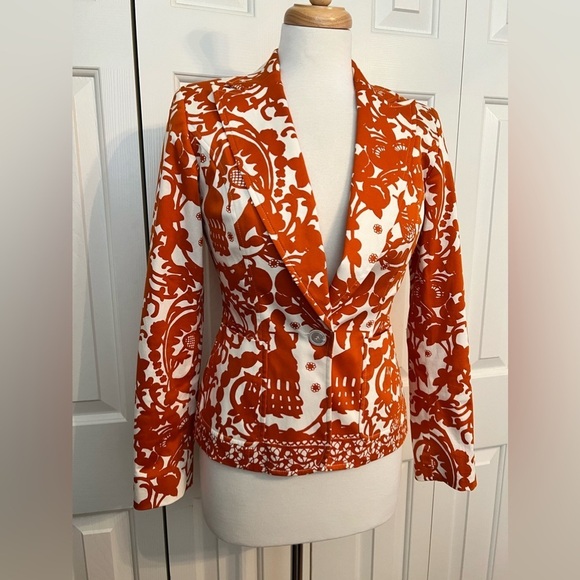 Etcetera Printed Blazer Size 0 - Picture 5 of 9